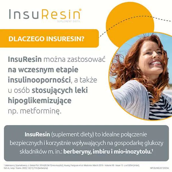 Insuresin, preparat koji pomaže u održavanju odgovarajuće razine glukoze u krvi, Set od 30 vrećica + 60 kapsula