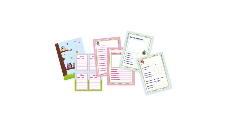 goldbuch Freundebuch Eule