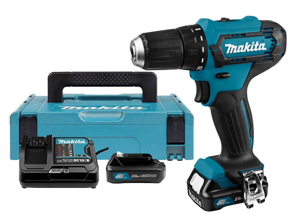 Makita DF333DSAJ Akku-Bohrschrauber, 12 Volt, max. 2,0 Ah Li-Ion-Akku, in M-Box