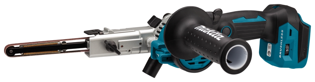 Șlefuitor cu bandă Makita DBS180Z de 18 V, 9 mm, fără baterii și încărcător