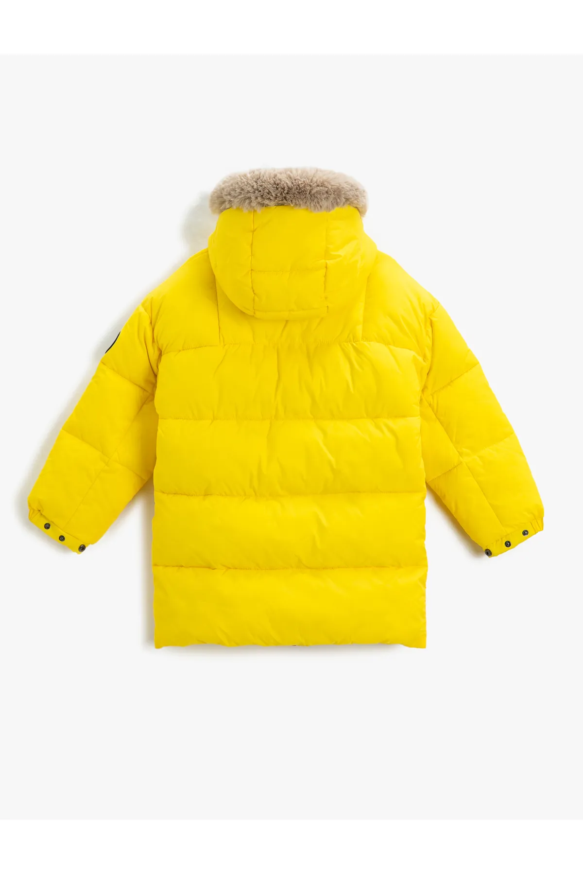 Koton  Wattierter Puffermantel mit Kapuze, Kunstpelzdetails und Taschen