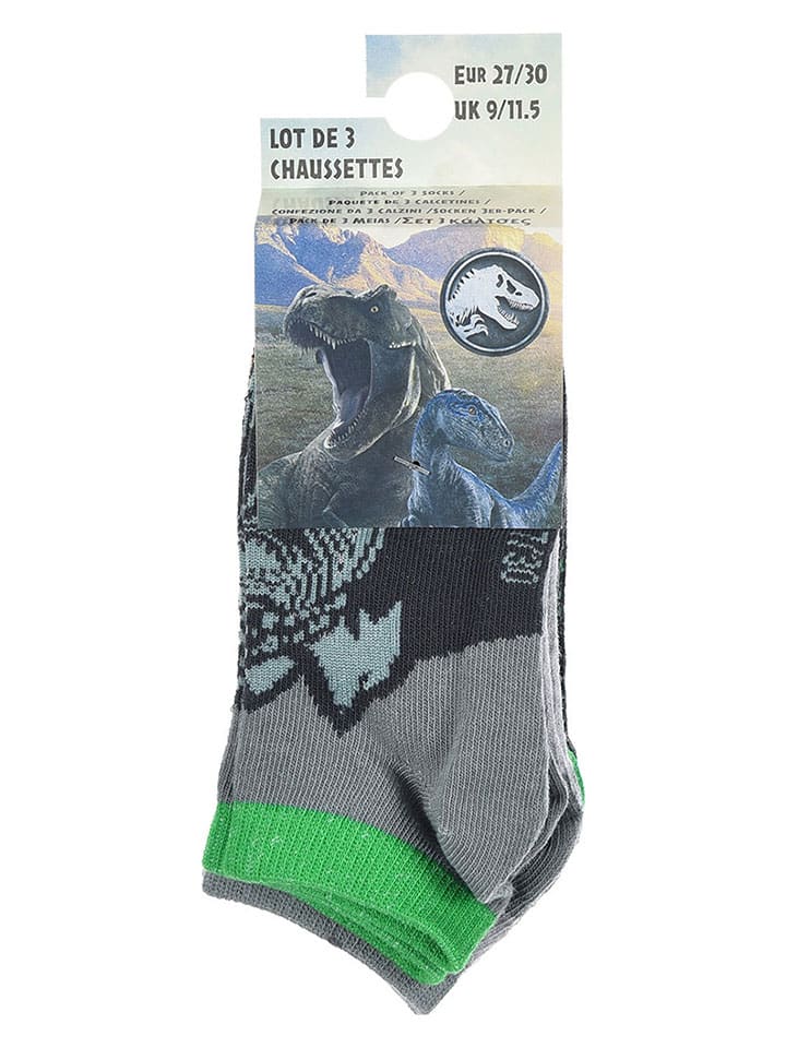 Jurassic World 3er-Set: Socken 