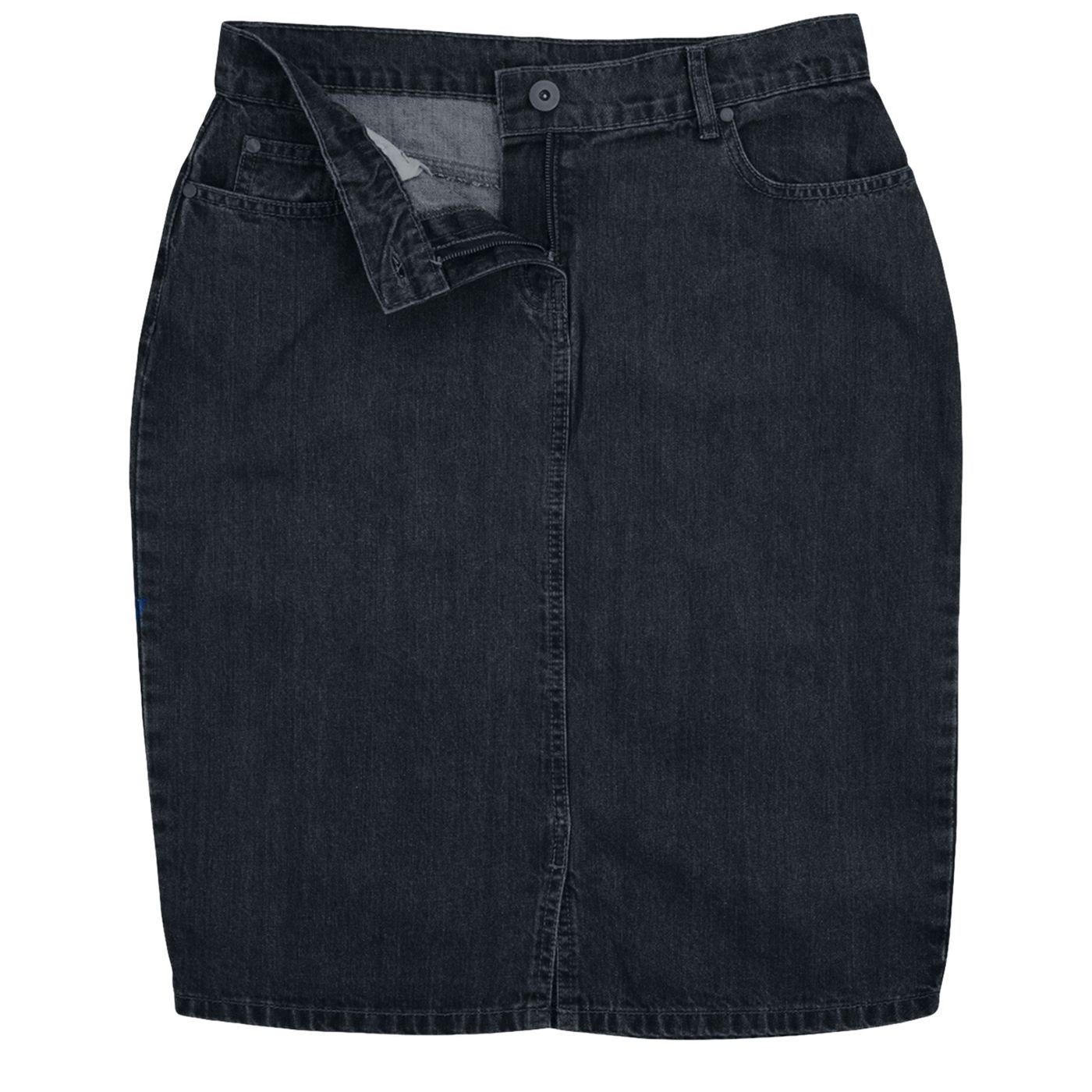 German Wear Jeansrock Trend462R Midi Denim Denim Trendiger Midi Rock Jeansrock Denimrock Business Rock