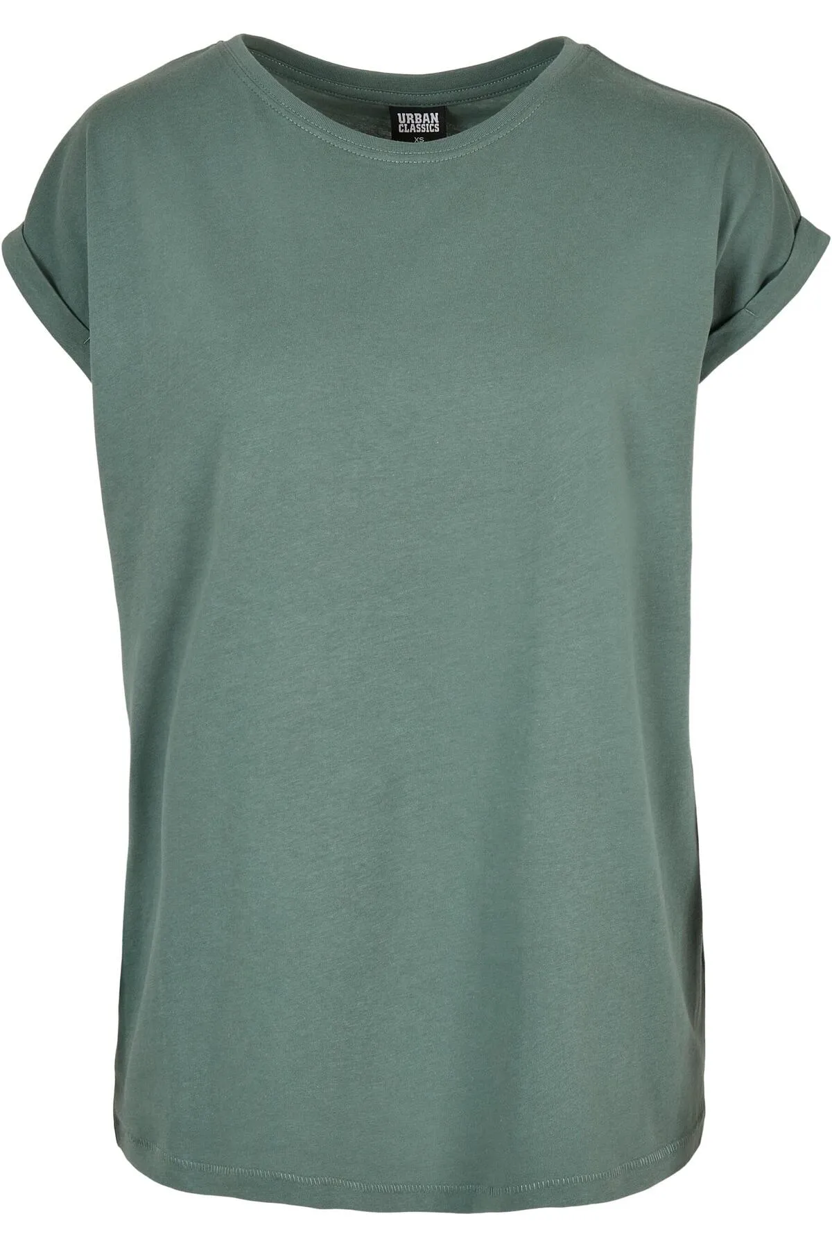 Urban Classics  Damen T-Shirt mit verlängerter Schulterpartie für Damen