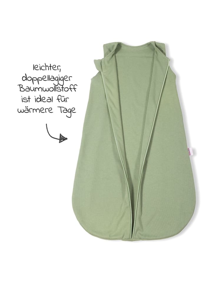 Makian Sommer-Schlafsack - Interlock - Olive - in gruen günstig kaufen 90