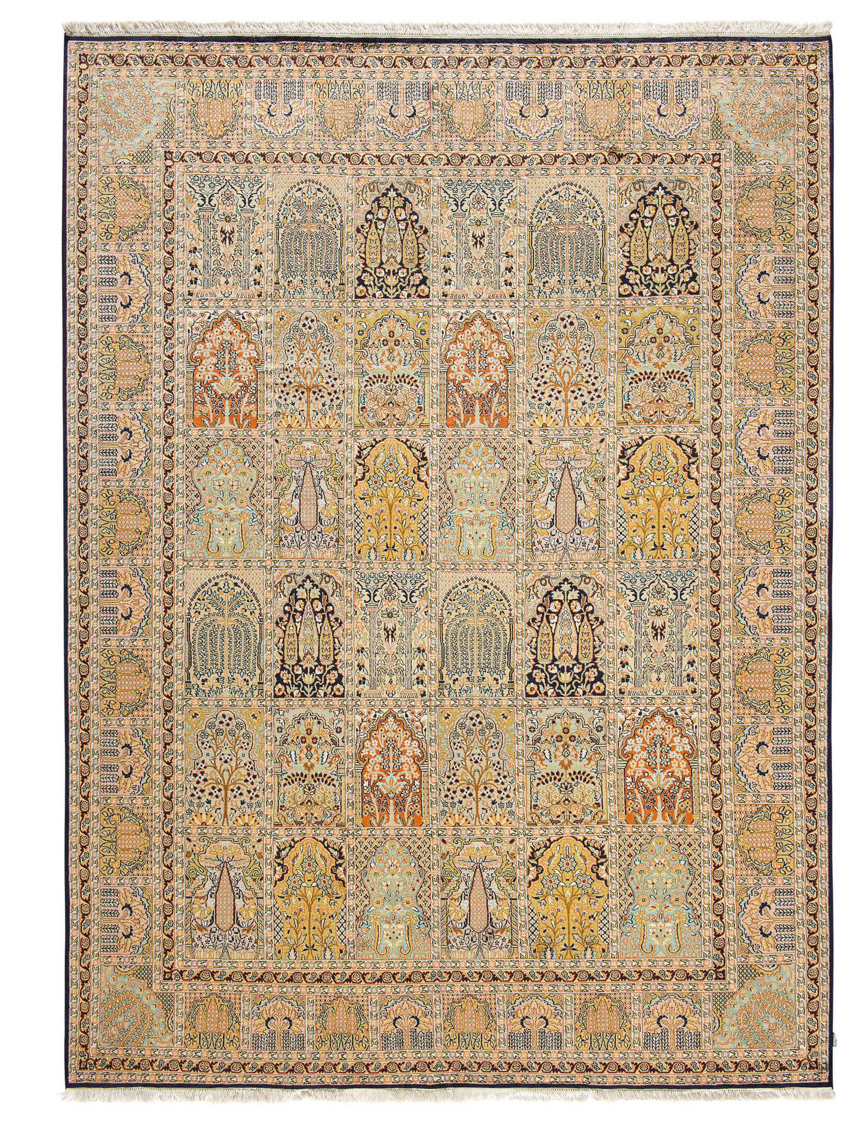 Kaschmir Seide 18/18 ca. 221 x 303 cm, Unikat / Einzelstück