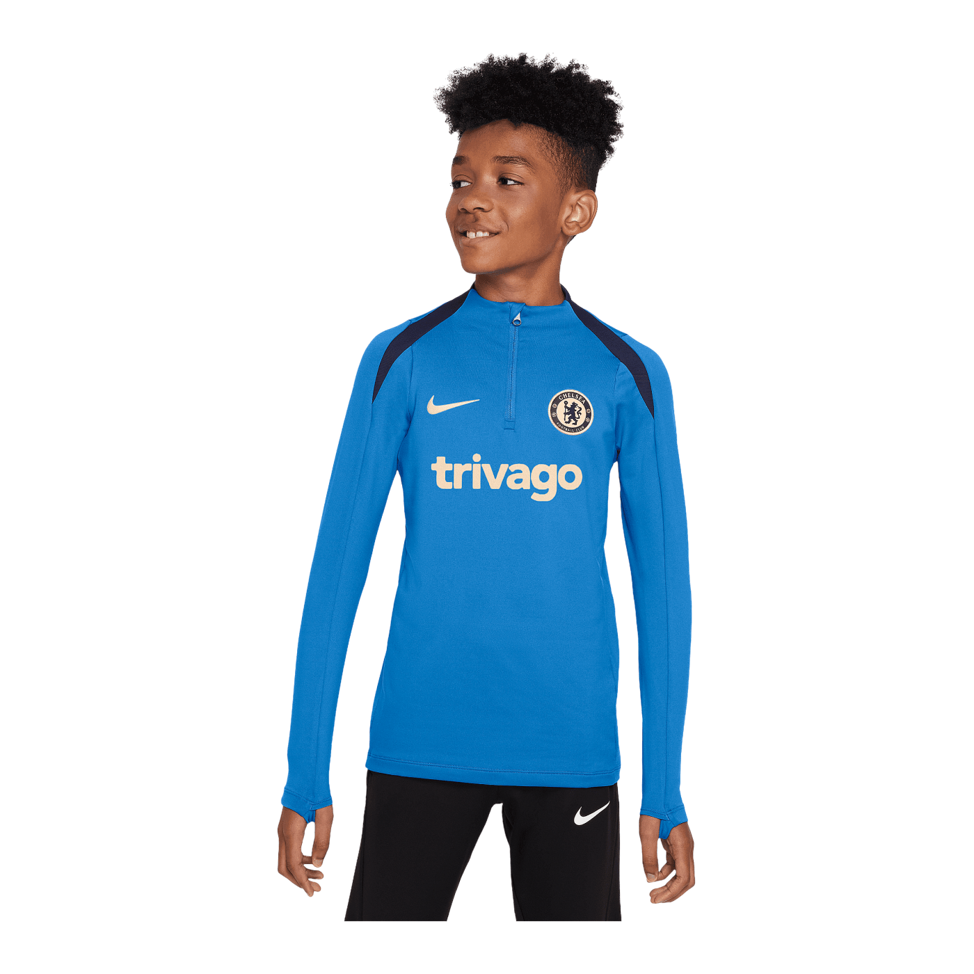 Nike FC Chelsea London Drill Top Kids Blau F436