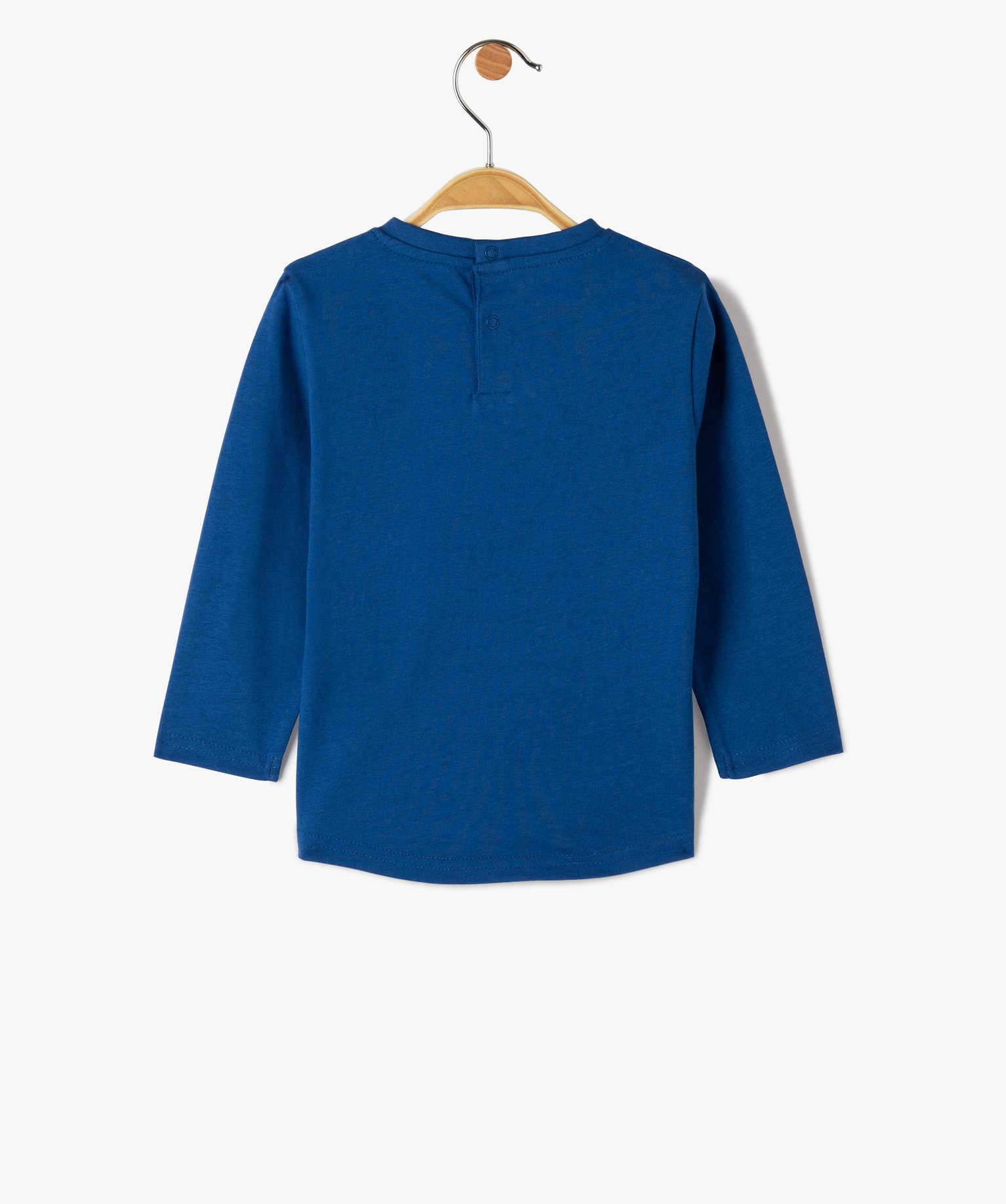 Tee-shirt bébé Garçon à manches longues avec motif bleu | GEMO