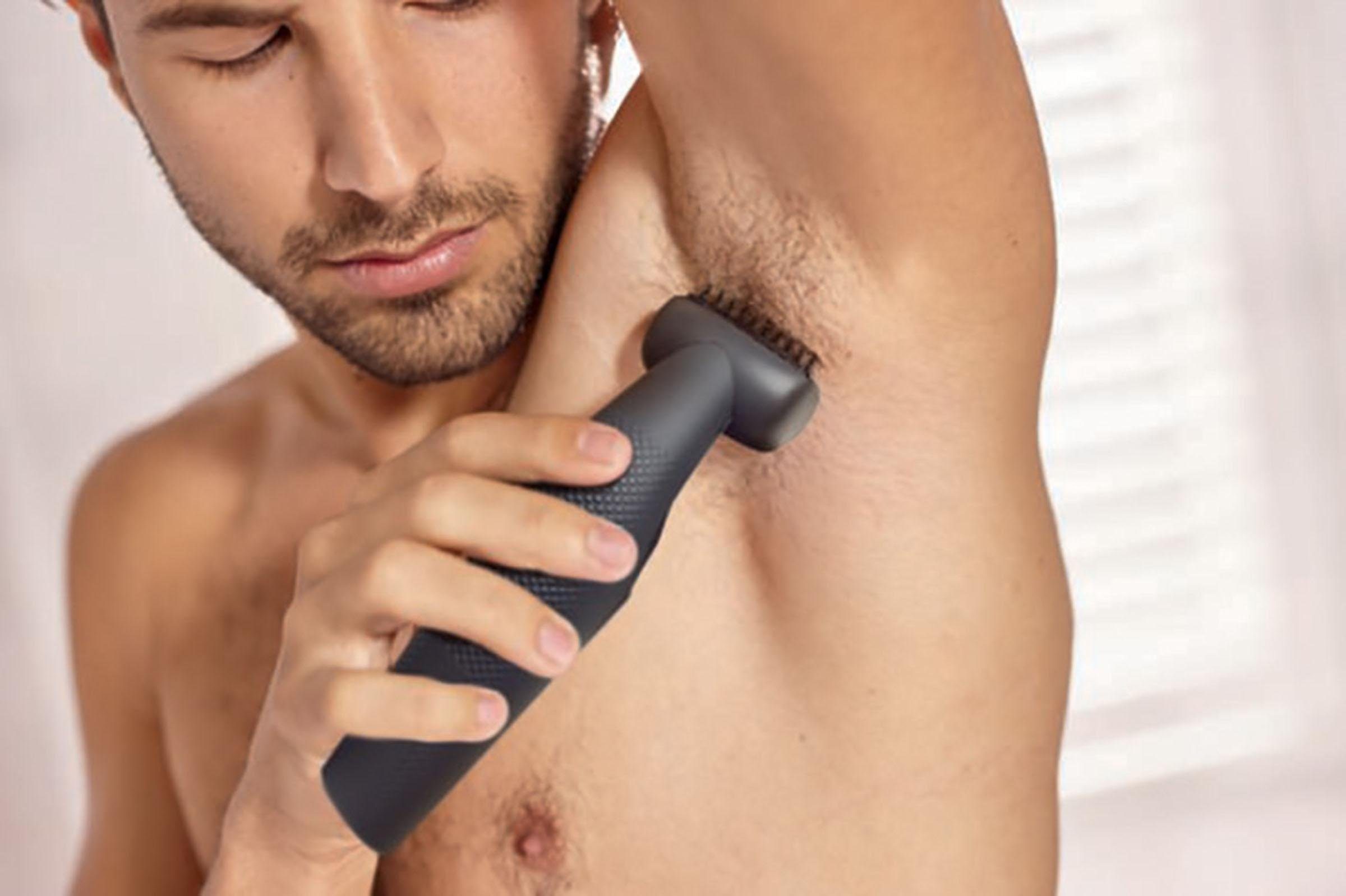 Philips Elektrokörperrasierer Series 3000 BG3015/15, Aufsätze: 3, Langhaartrimmer, Bodygroom