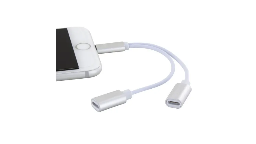 Xlayer Kabel Dual Lightning Adapter (1x Lightning auf 2x Lightning) White