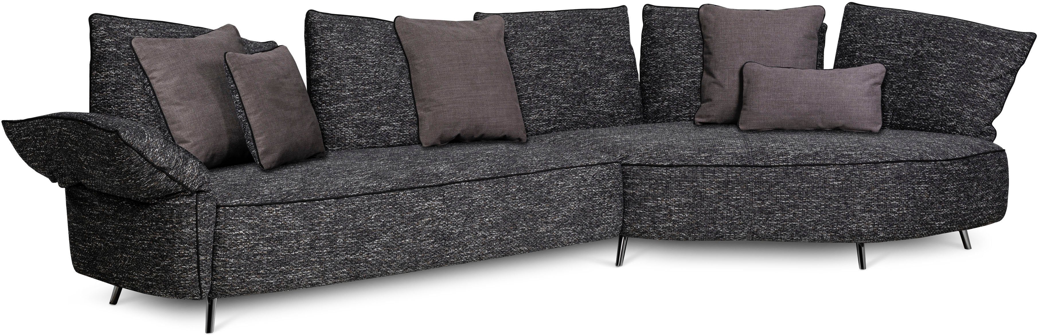 designwerk Loungesofa Faber, mit Rückenteil- und Armteilverstellung