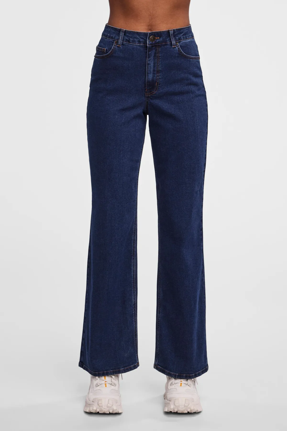 PIECES  Jeans - Dunkelblau - Bootcut