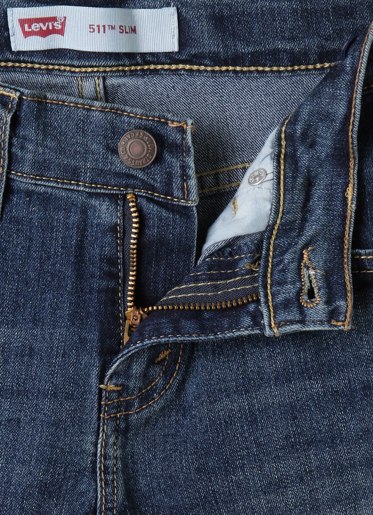 Blugi Levi's 511 Slim Fit, spălare medie