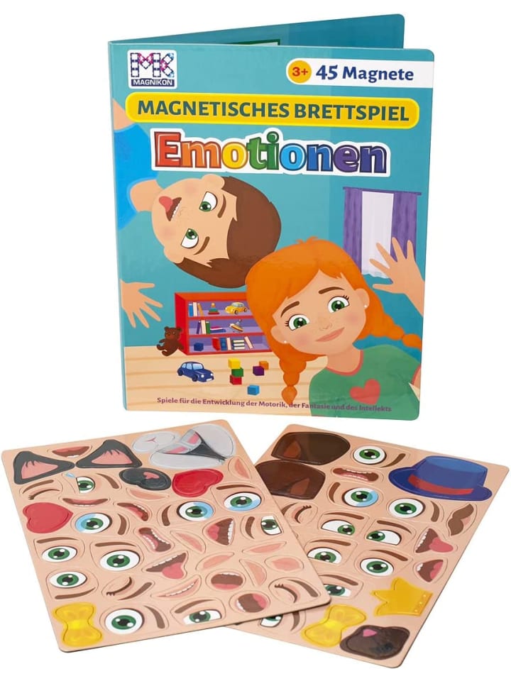 MAGNIKON Magnetspiel “Emotionen” Lustige Gesichter 45 Magnete - ab 3 Jahren günstig kaufen onesize