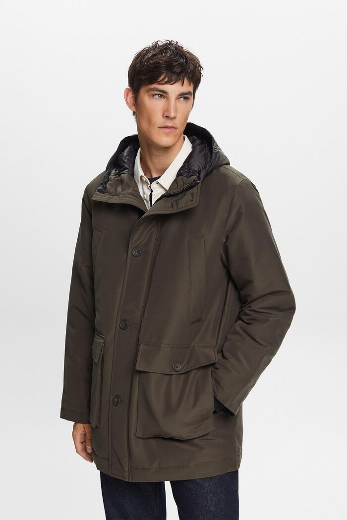 Daunenjacke mit Kapuze