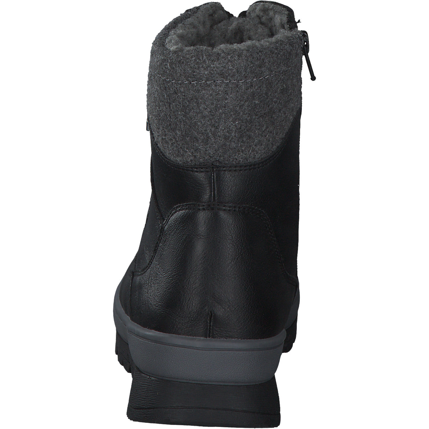 Jana Shoes 26271, Schnürstiefel, Damen, Schwarz