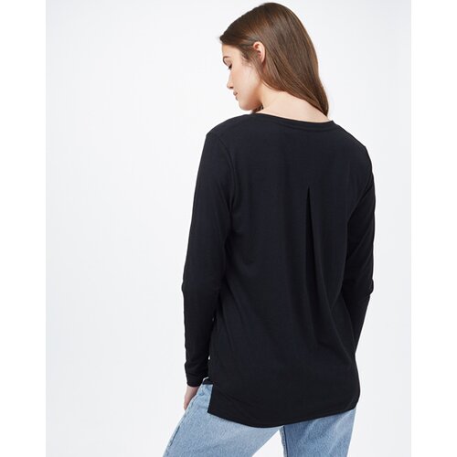 DAMEN SHIRT W TREEBLEND V-NECK LONGSLEEVE T-SHIRT