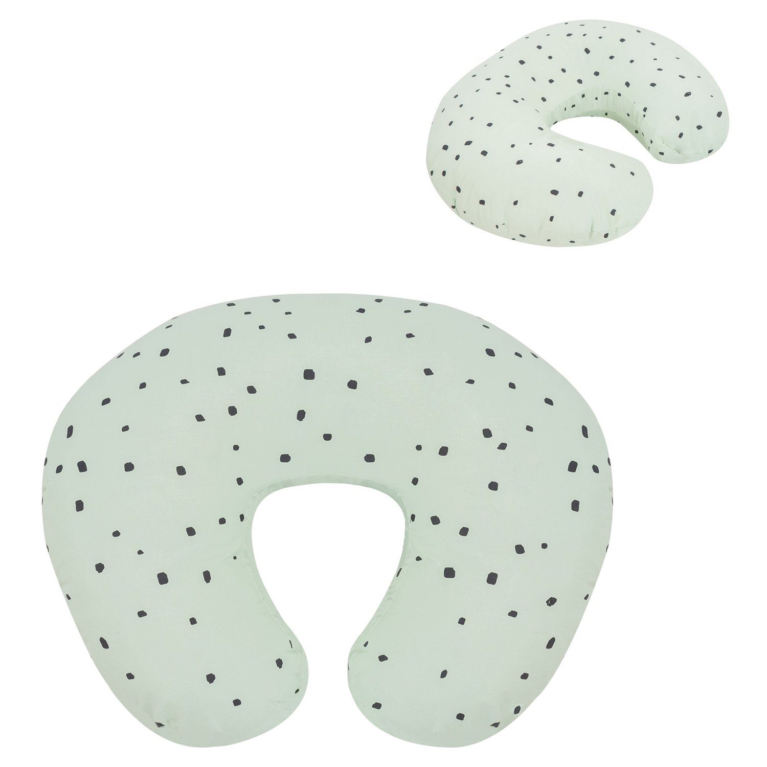 Kikkaboo Stillkissen Stillkissen Bear with me rund, 1-tlg., 50 cm, 100% Baumwolle, Bezug abnehmbar