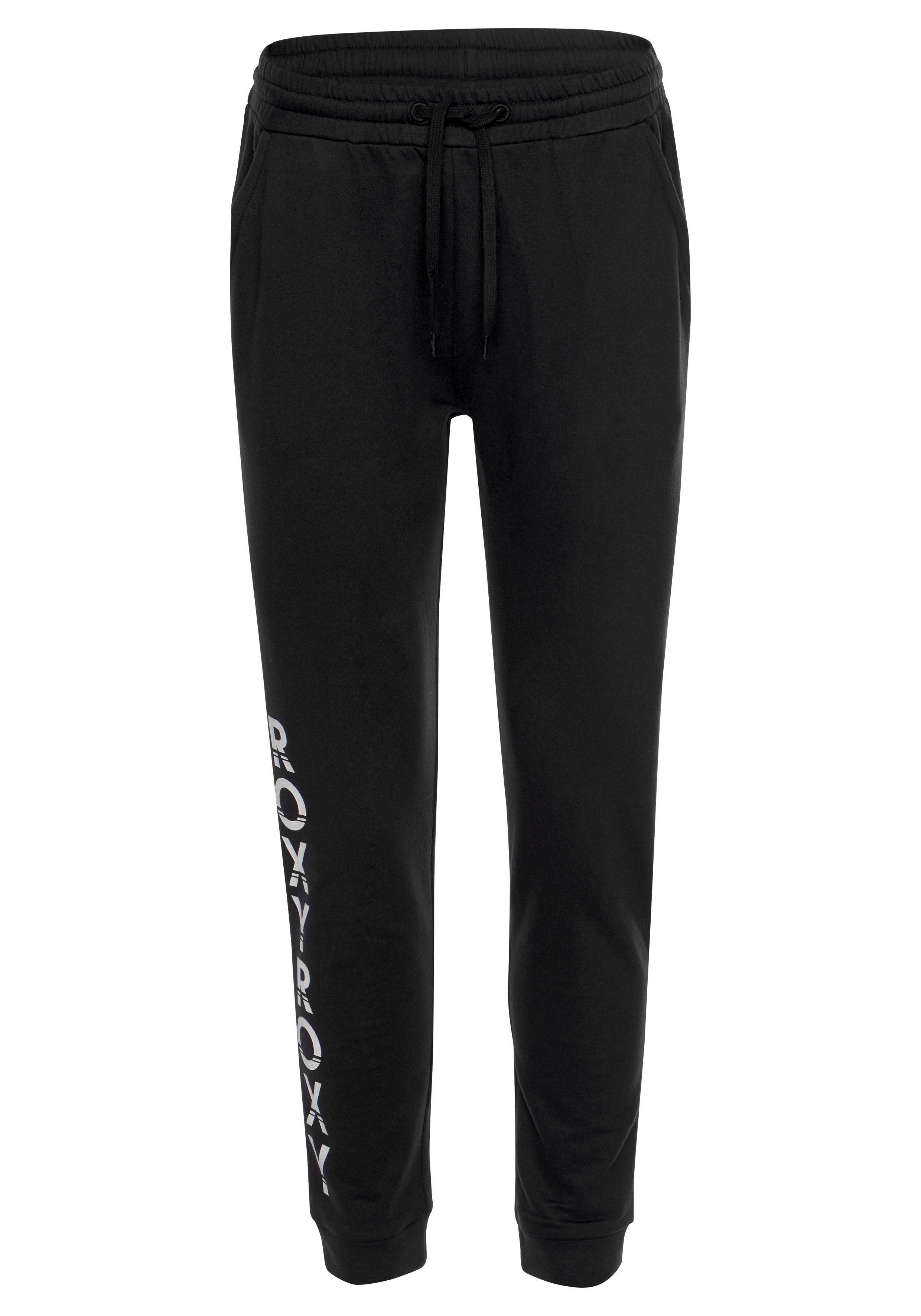 Roxy Jogginghose Damen Sweathose großer Logodruck