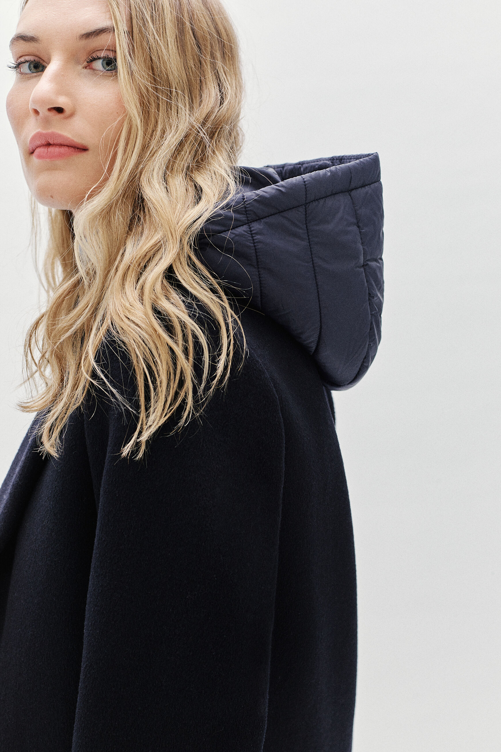manteau jules bleu marine femme
