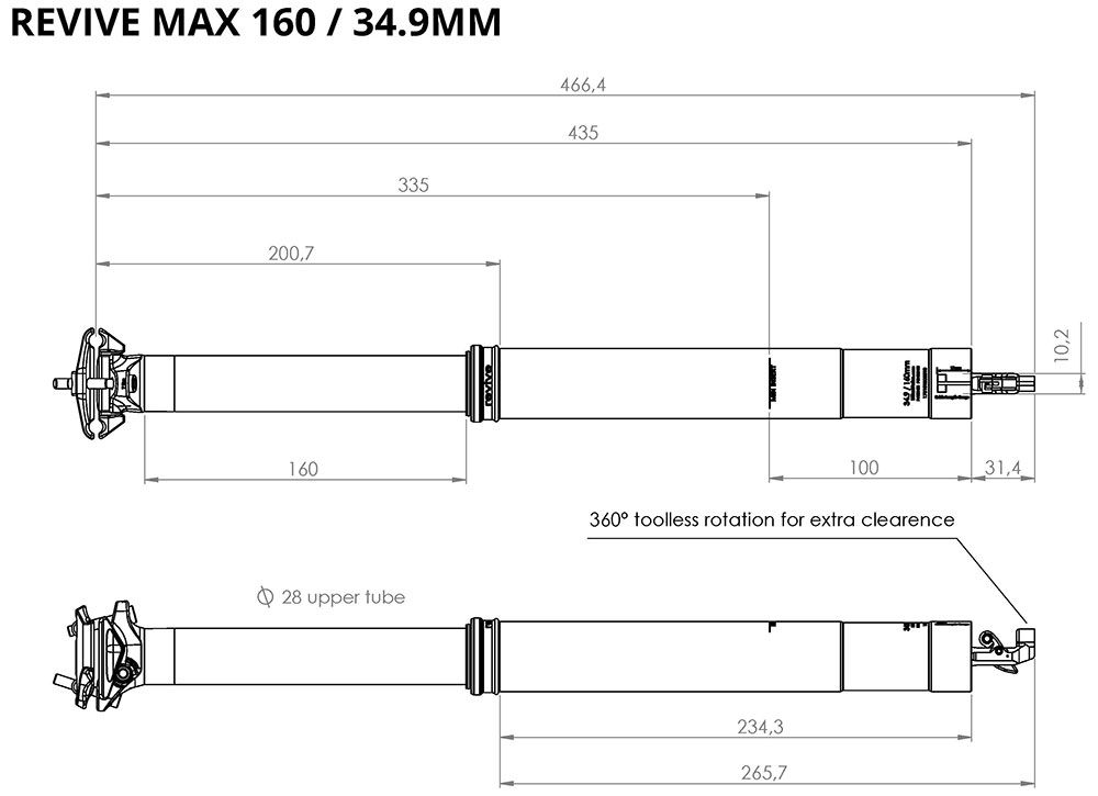 BikeYoke Revive Max 34,9 Vario-Sattelstütze kaufen | Bike-Discount