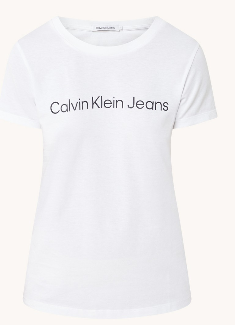 T-shirt in cotone Calvin Klein con logo stampato
