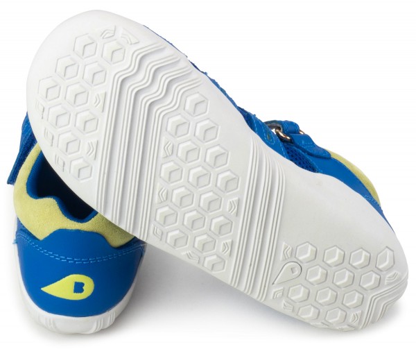 bobux kid+ ~ Summit Sandale ~ Snorkel Blue & Sunny Lime