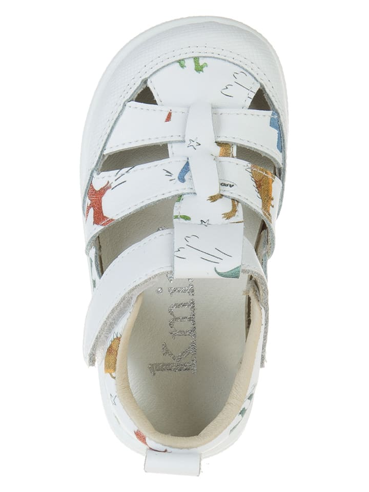 kmins Leder-Halbsandalen in Weiß günstig kaufen