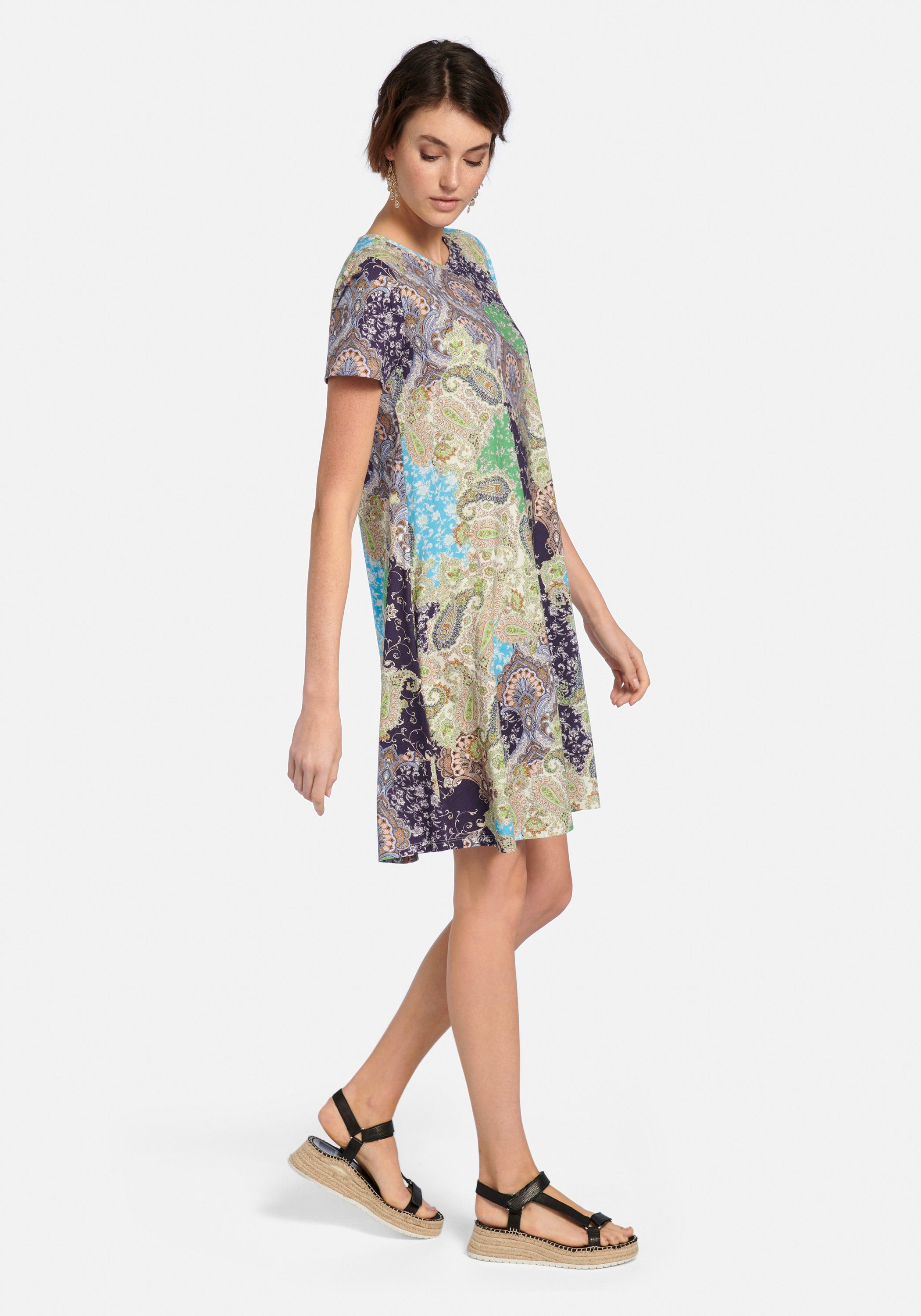 Green Cotton Jerseykleid cotton