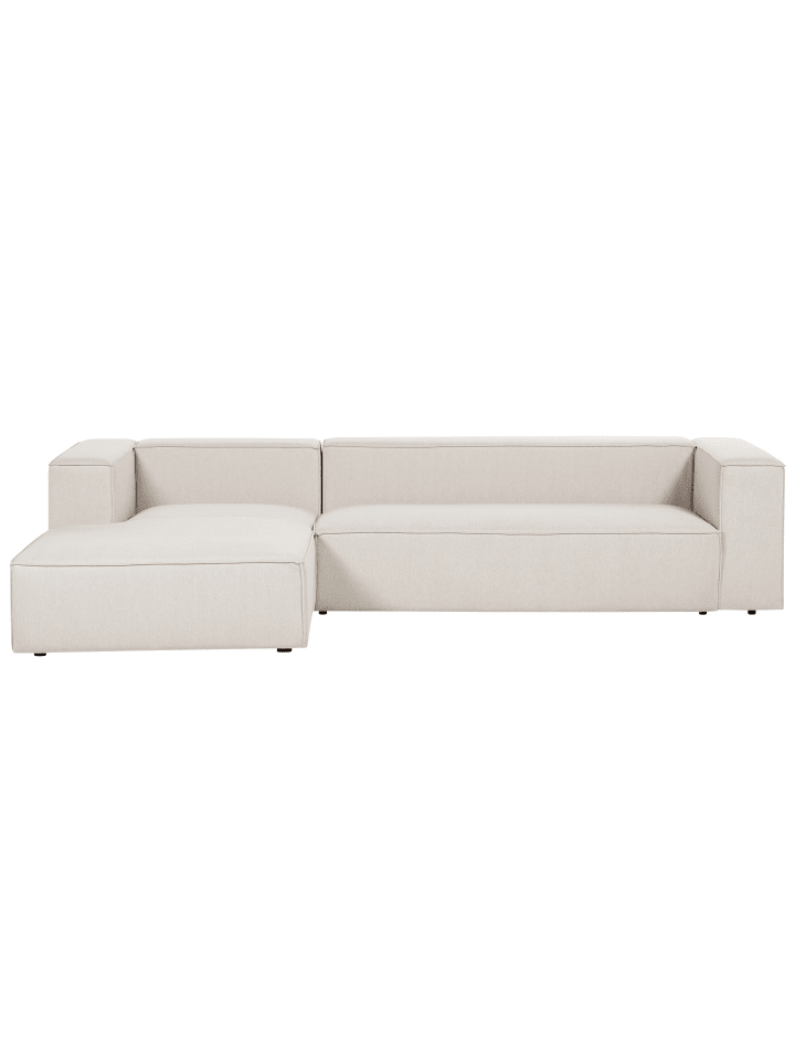 Beliani Ecksofa VERNON in Beige - (W) 330 x (H) 68 x (L) 178 cm günstig kaufen onesize