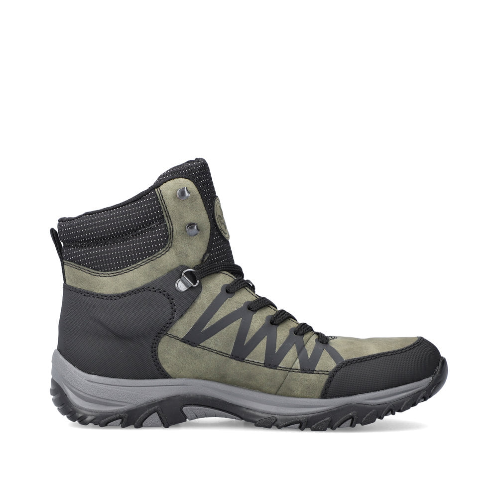 Rieker Damen Schnürstiefel khakigrün