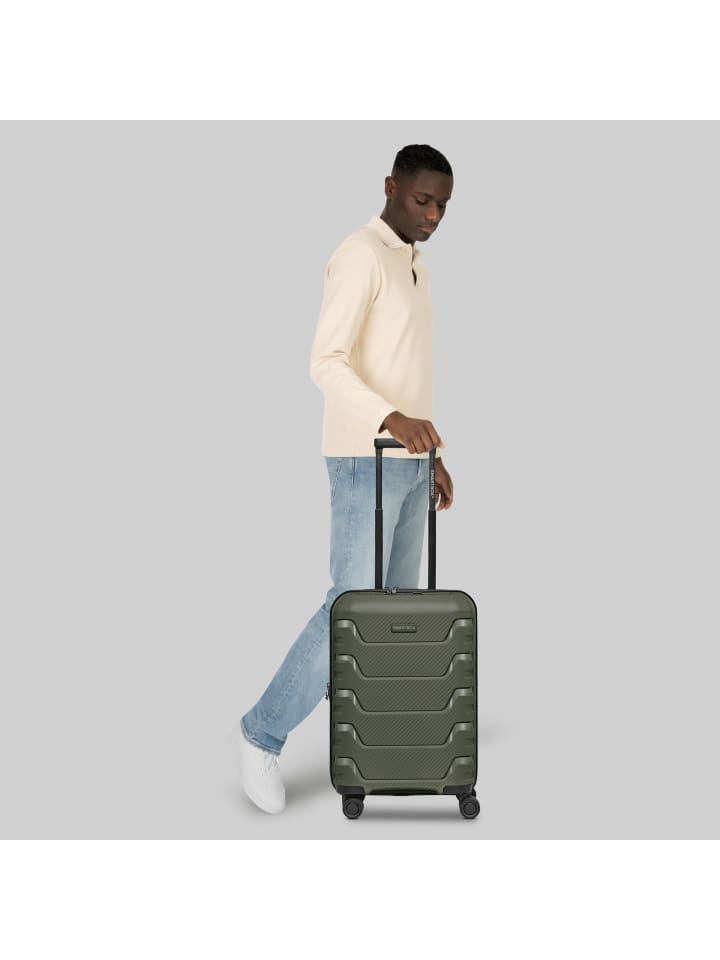 Smartbox Edition 01 4 Rollen Kabinentrolley 55 cm mit Dehnfalte in olive günstig kaufen onesize