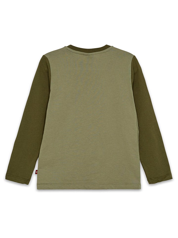 LEGO Longsleeve in Khaki/ Rot günstig kaufen