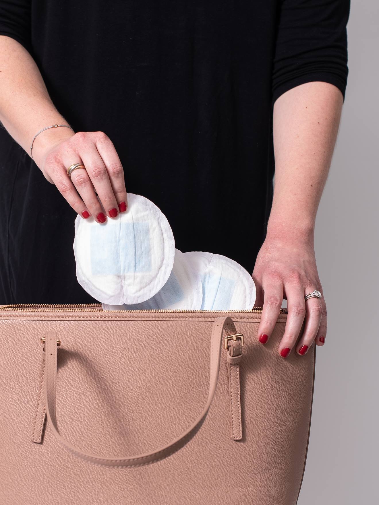 Coussinets d'allaitement jetables 100 pièces LANSINOH blanc