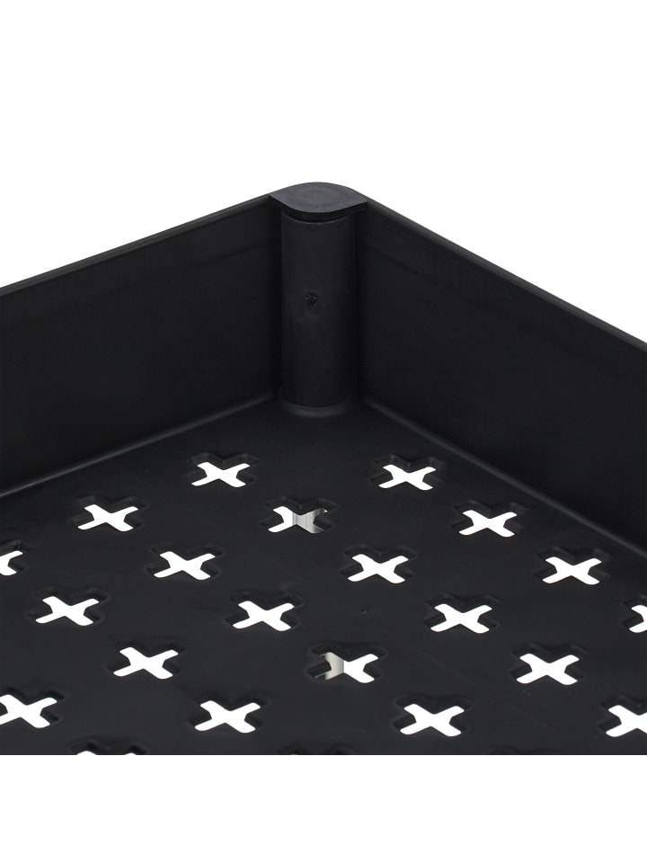 relaxdays 2 x Unter Waschbecken Regal in Schwarz - (B)40 x (H)32 x (T)22 cm günstig kaufen onesize