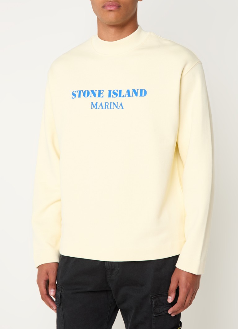 Stone Island 631X5 sweater with logo print