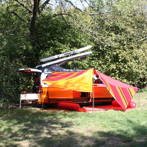 VERBINDBARES SONNENSEGEL ZIP-PROTECT CANVAS SINGLE - Tarp