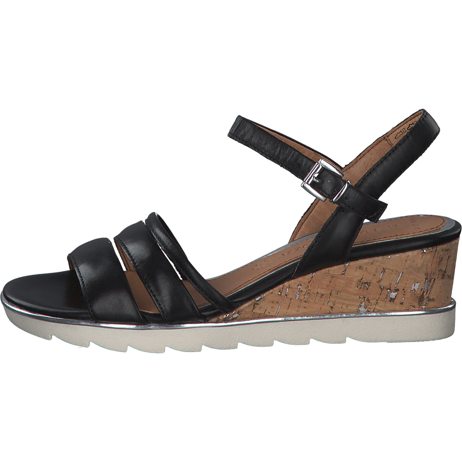 Marco Tozzi 28724, Keilsandaletten, Damen, Schwarz