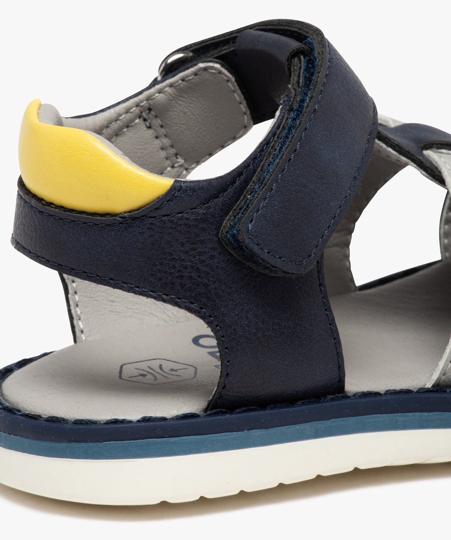 Sandales Garçon à brides multiples colorées marine | GEMO