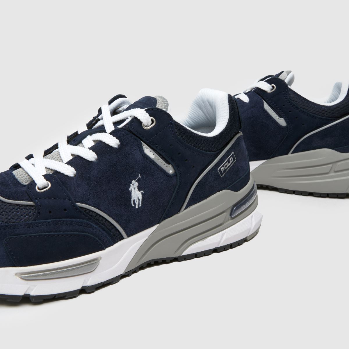 Polo Ralph Lauren Trackster 250 sportcipő sötétkék és fehér színben