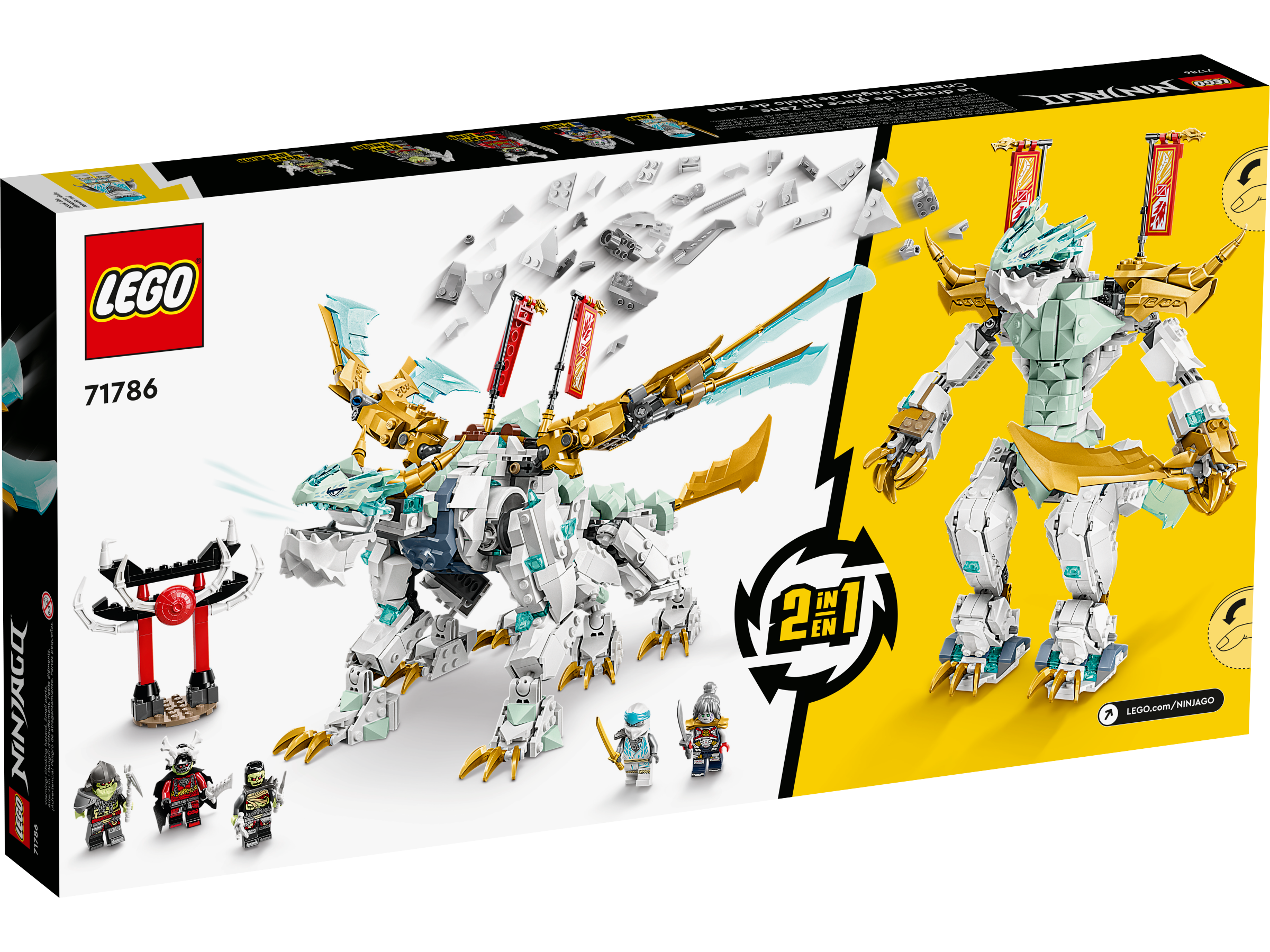 La créature Dragon de glace de Zane 71786