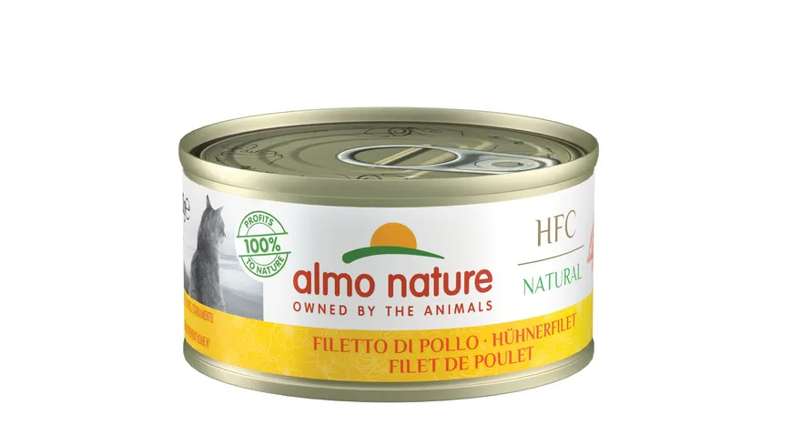 almo nature Katzennassfutter Cat Adult Hühnerfilet 70 g