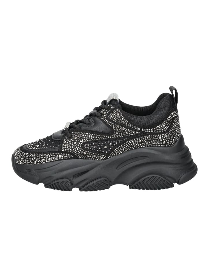 Steve Madden Halbschuhe in Schwarz/Silber günstig kaufen