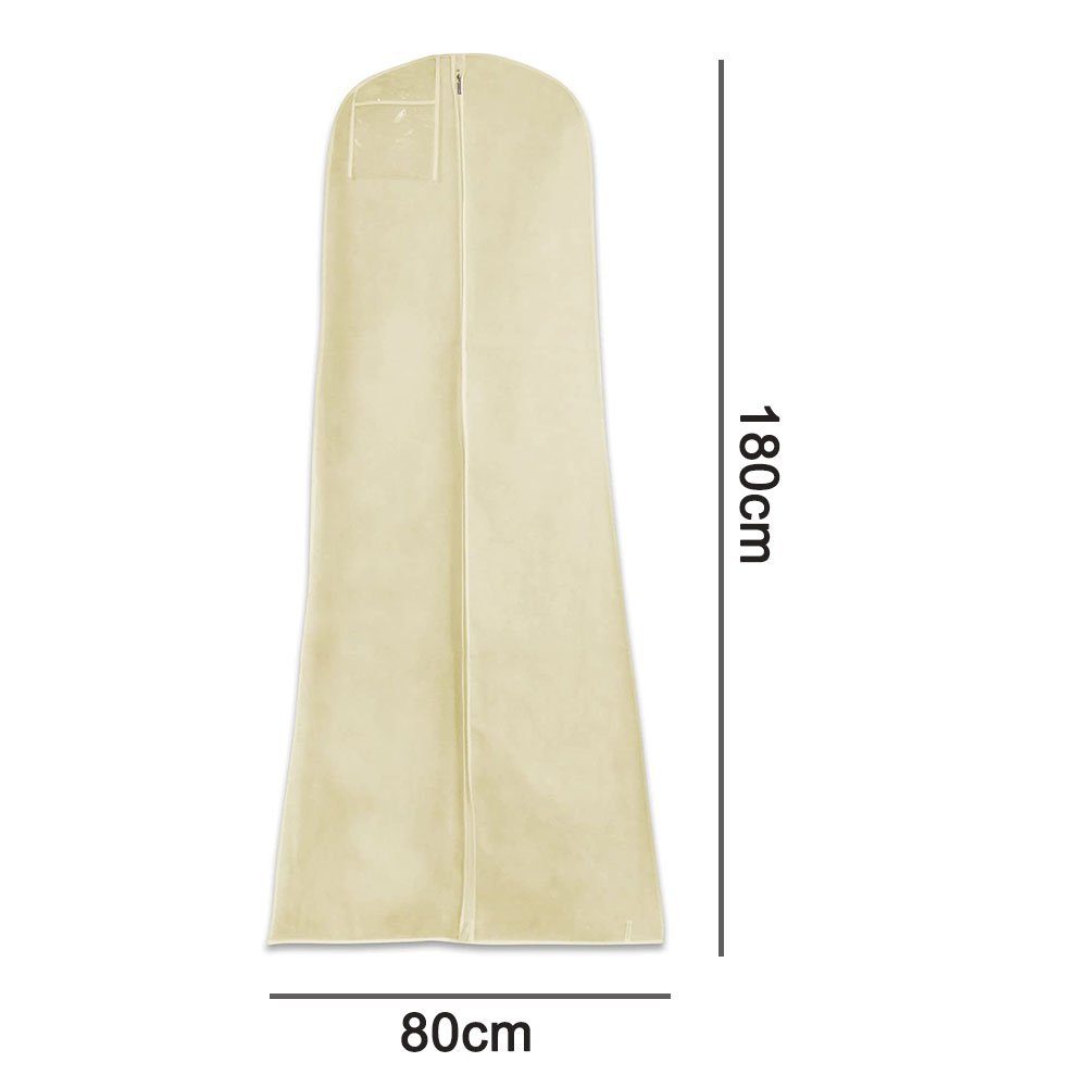 Einemgeld Kleiderschutzhülle Kleidersack für Brautkleider für Brautkleider Abendkleider180x80x22cm