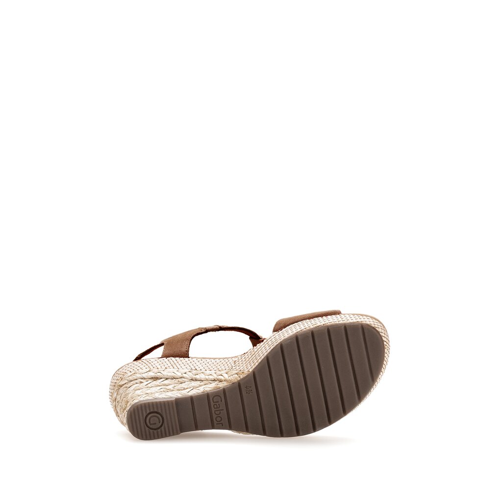 Gabor comfort Keilsandalette braun