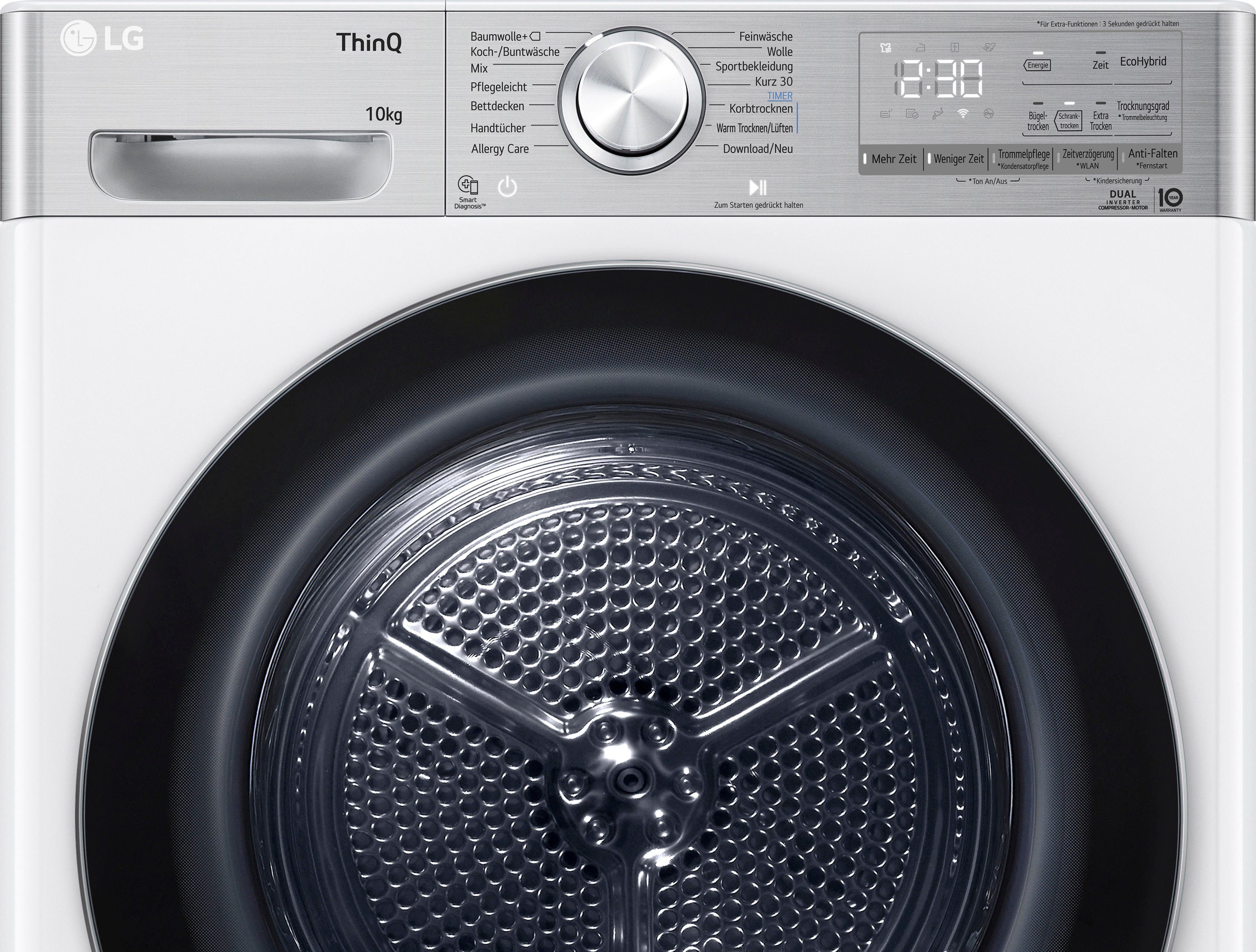 LG Wärmepumpentrockner Vivace V9A2XT, 10 kg