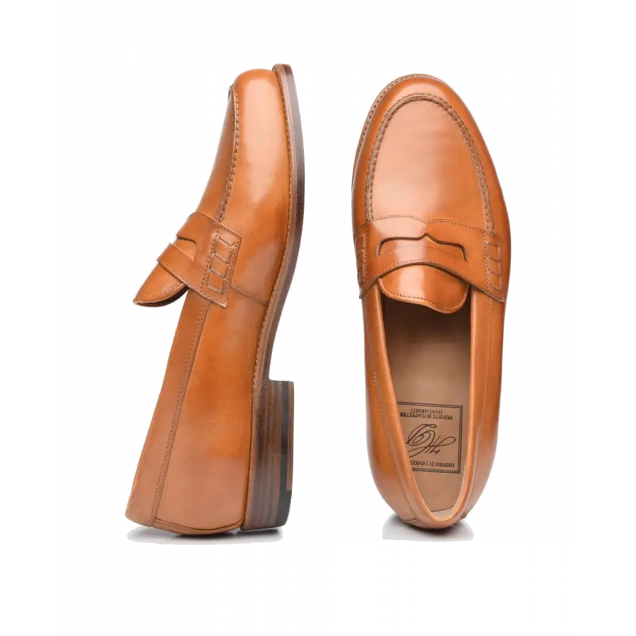 Heinrich Dinkelacker - Loafer WIEN PLAIN AC Kalbsleder - beige