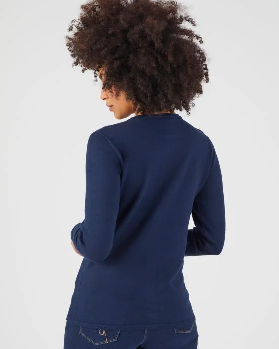 Cardigan fantaisie fibres viscose Lenzing(TM) EcoVero(TM)