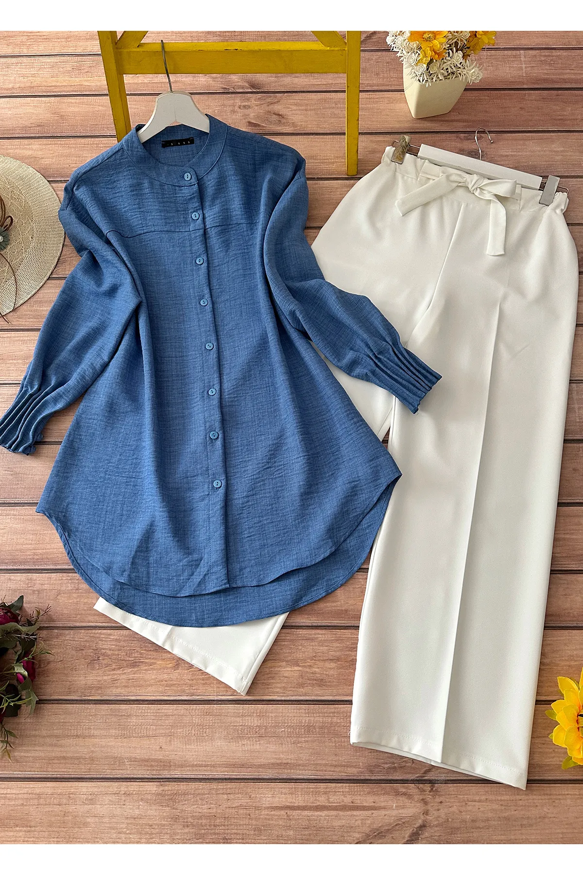 MODAQU  Zweiteiler - Blau - Regular Fit