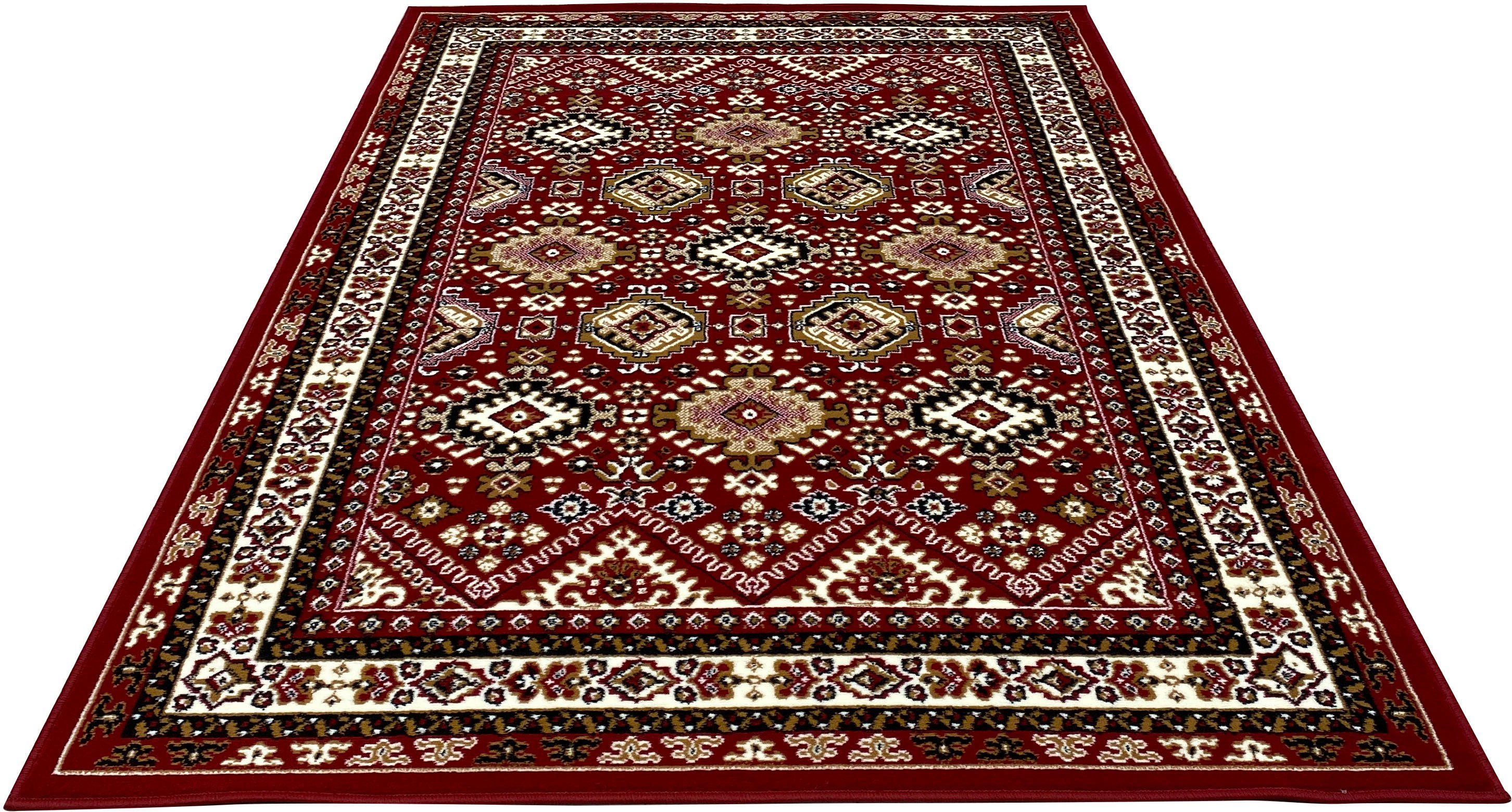 Teppich Diantha, my home, rechteckig, Höhe: 9 mm, Orient-Optik, mit Bordüre, Kurzflor, pflegeleicht, elegant, weich